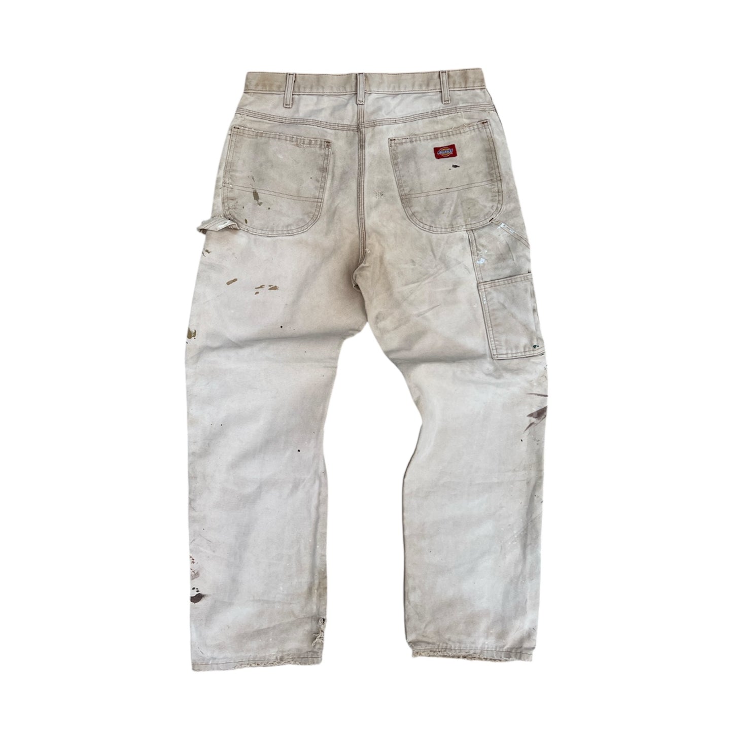 1990s Vintage Thrashed Tan Dickies Work Pants