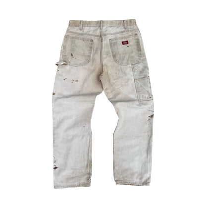 1990s Vintage Thrashed Tan Dickies Work Pants