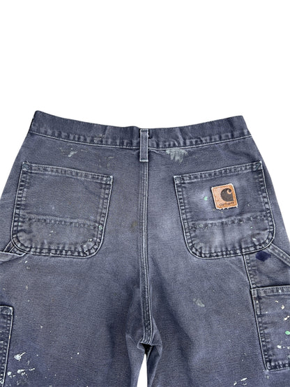 2000s Vintage Washed Blue Carhartt Work Pants
