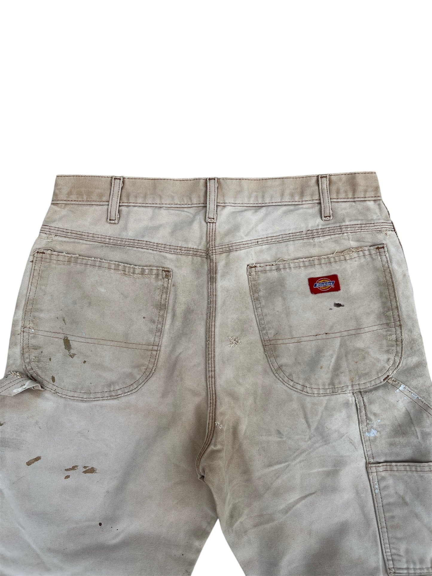 1990s Vintage Thrashed Tan Dickies Work Pants