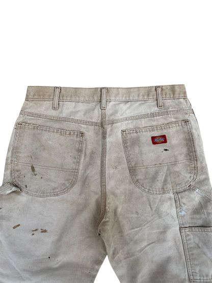 1990s Vintage Thrashed Tan Dickies Work Pants
