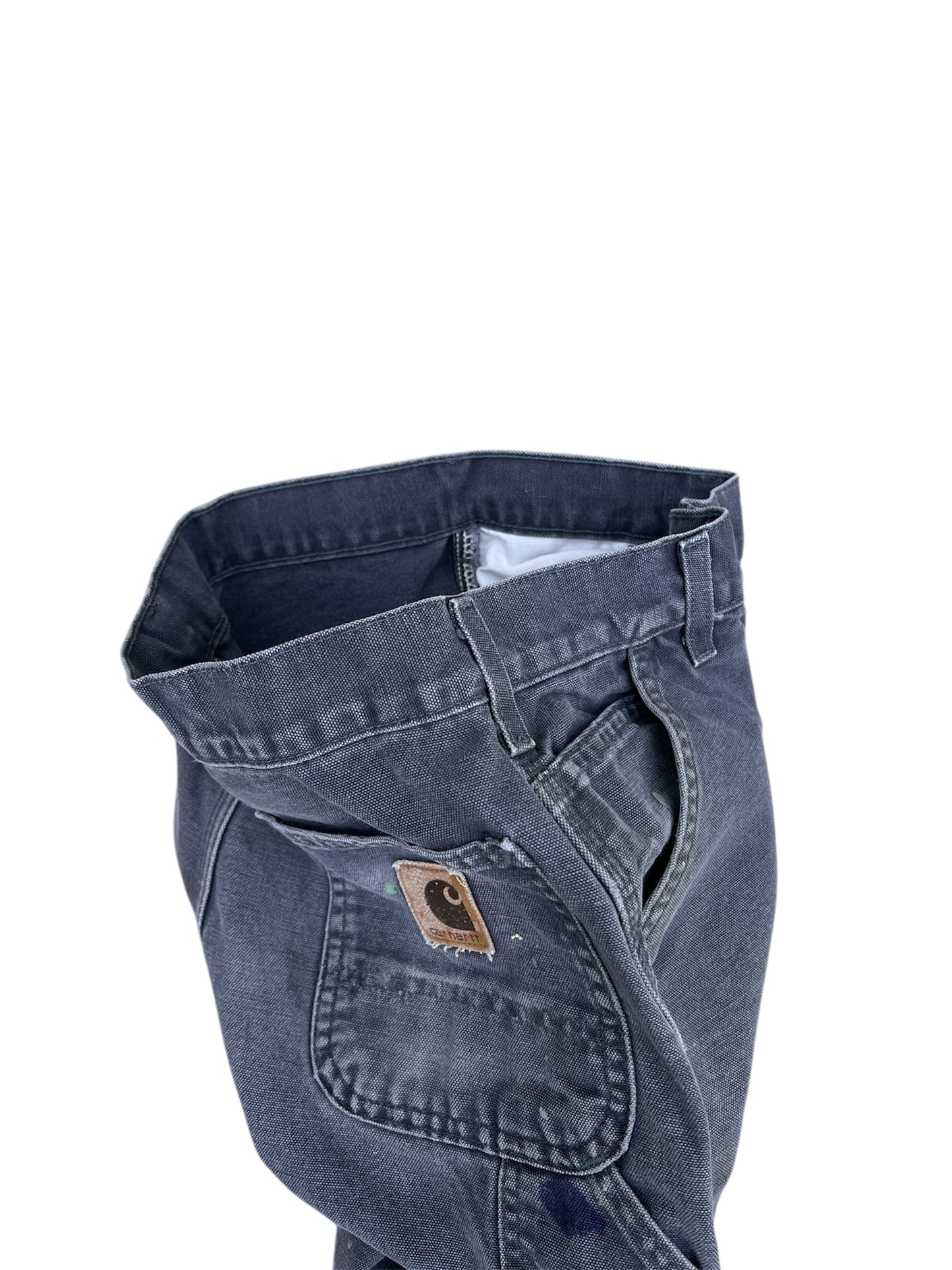 2000s Vintage Washed Blue Carhartt Work Pants