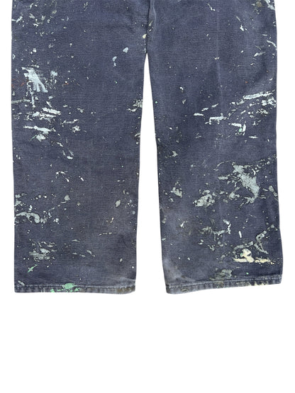 2000s Vintage Washed Blue Carhartt Work Pants